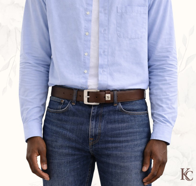 BEWK™ | Herren-Ledergürtel mit Schnalle