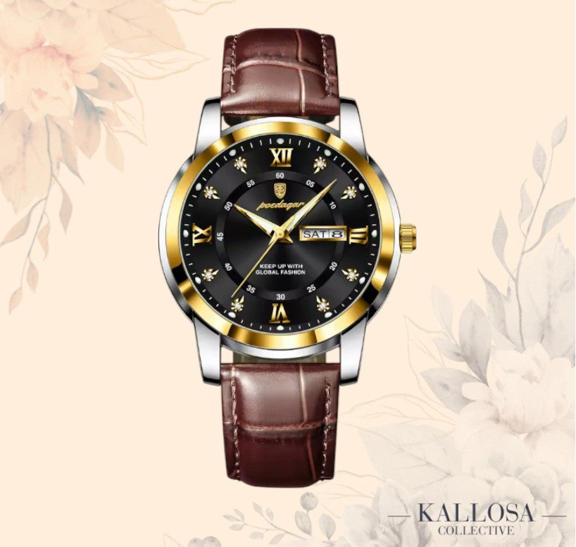 CALIH™ | Luxury Men's Leather Watch