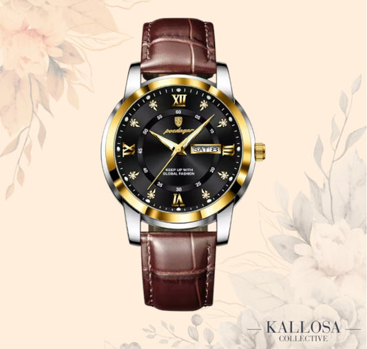 CALIH™ | Luxury Men's Leather Watch