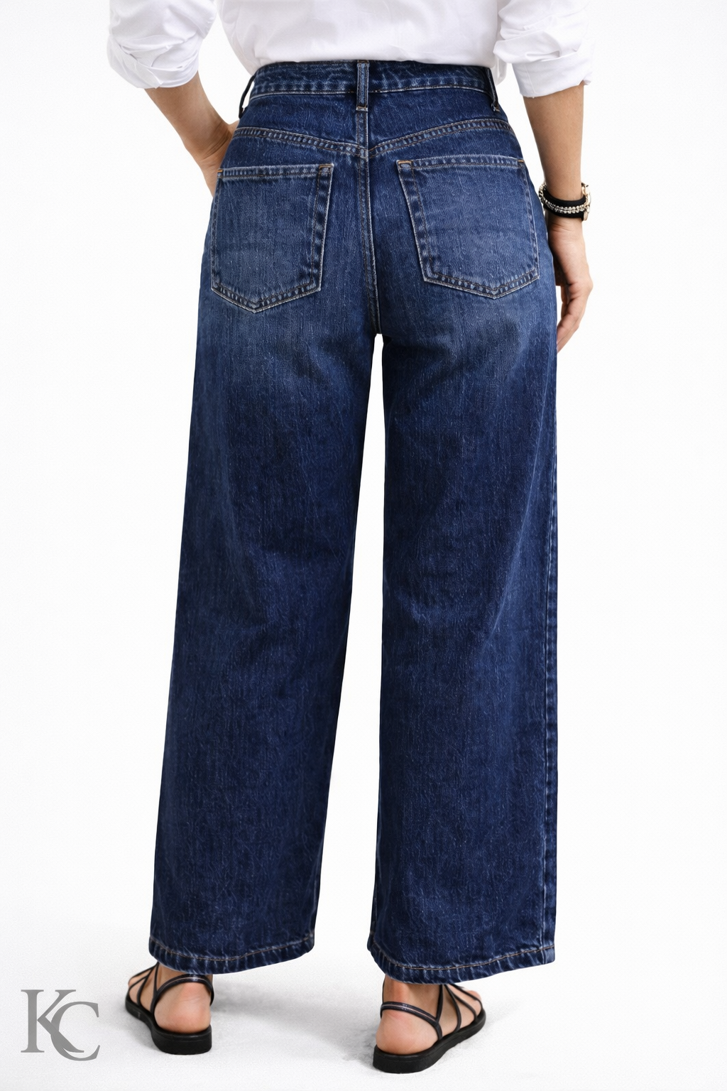 CLÉO™ | Jeans mit hoher Taille und weitem Bein