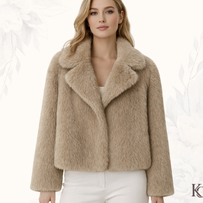 LEILA™ | Luxuriöse Kunstfelljacke