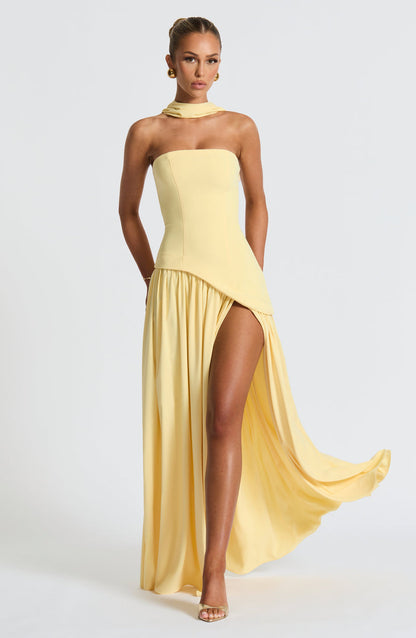 FLORA™ | Slit Tulle Gown