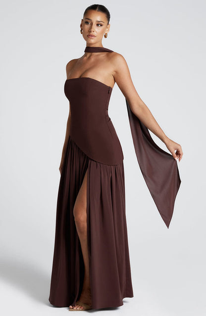 FLORA™ | Slit Tulle Gown