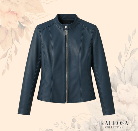 MAYA™ | Genuine Leather Jacket - Luxury