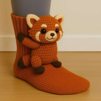 CUTI™ | 3D-gestrickte niedliche Socken mit Tiermotiven