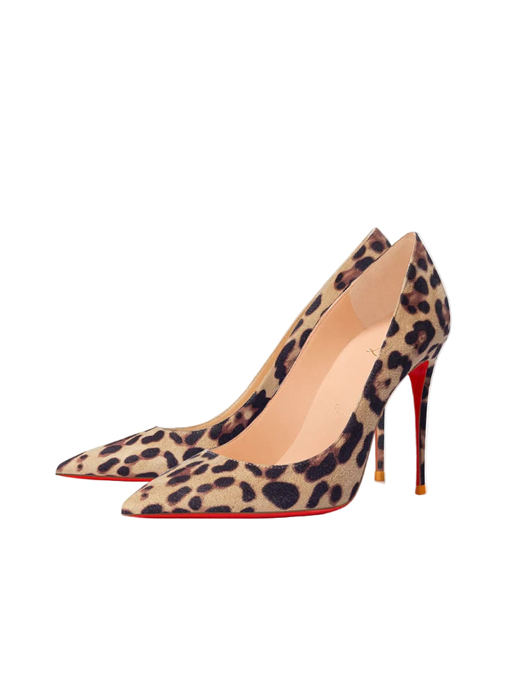 TIGI™ | Luxuriöse Leoparden-Stiletto-Absatzschuhe