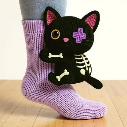 CUTI™ | 3D-gestrickte niedliche Socken mit Tiermotiven