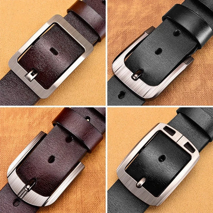BEWK™ | Men's Buckled Leather Belt