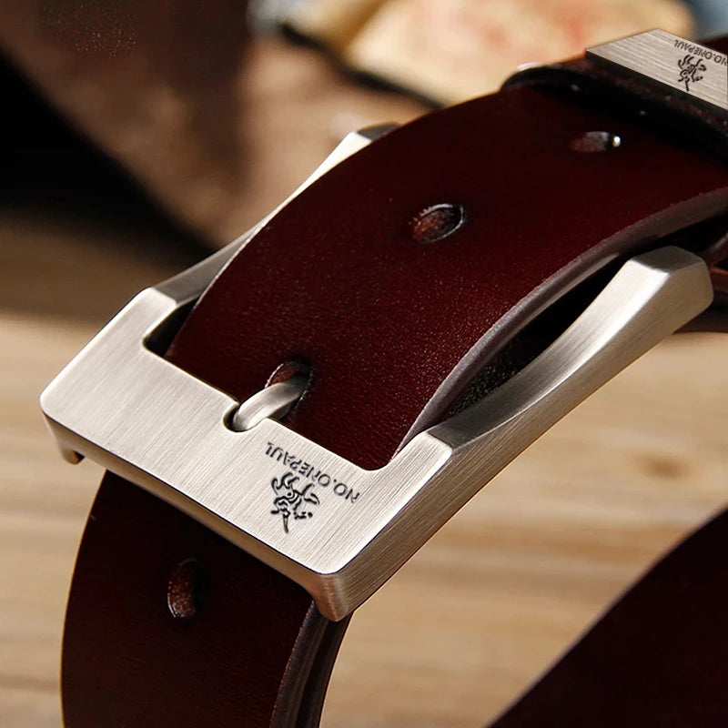 BEWK™ | Men's Buckled Leather Belt