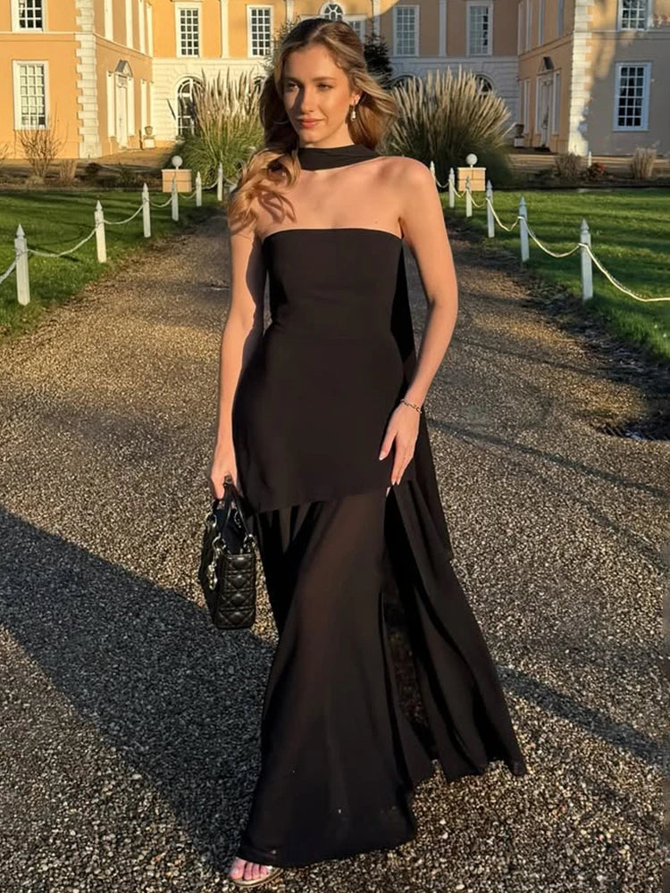 FLORA™ | Slit Tulle Gown