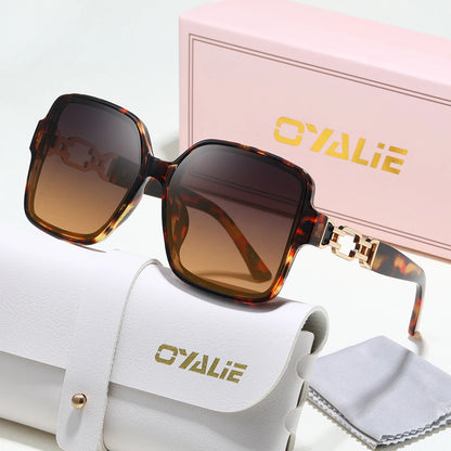 ALURA™ | Luxuriöse Oversized-Sonnenbrille mit Farbverlauf