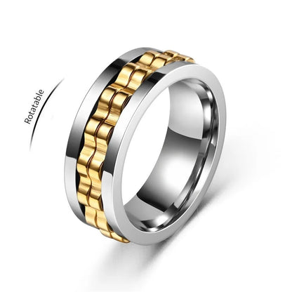 ORIGIN™ | Drehbarer Fidget-Kettenbandring