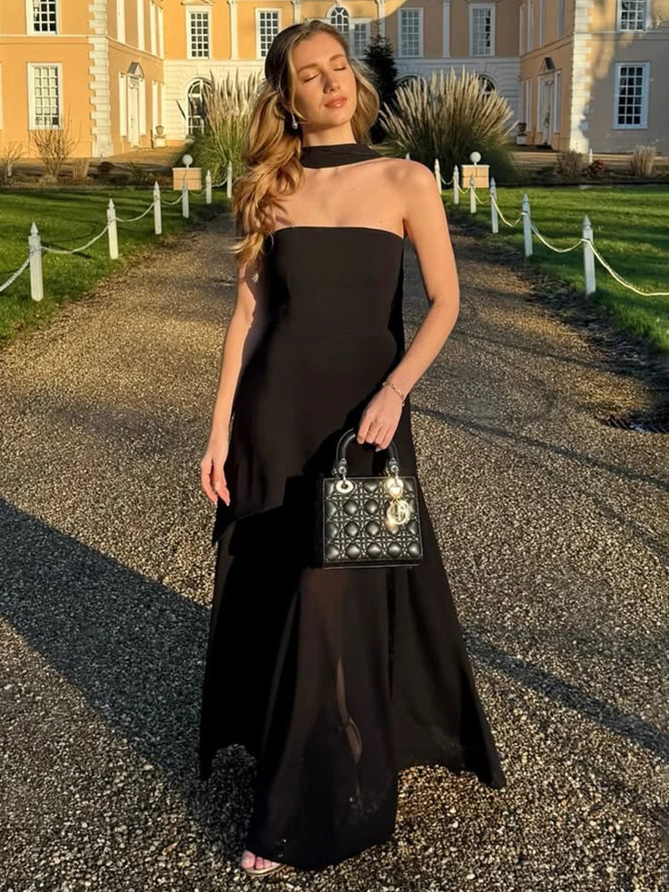 FLORA™ | Slit Tulle Gown