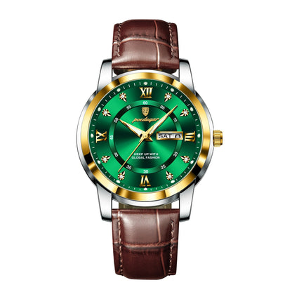 CALIH™ | Luxury Men's Leather Watch