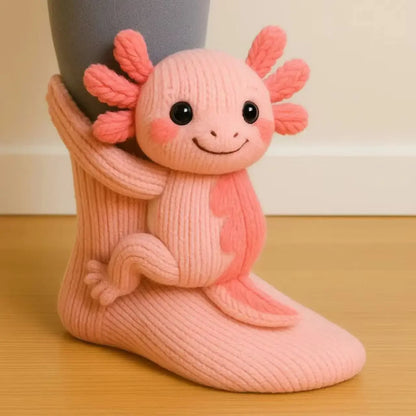 CUTI™ | 3D-gestrickte niedliche Socken mit Tiermotiven