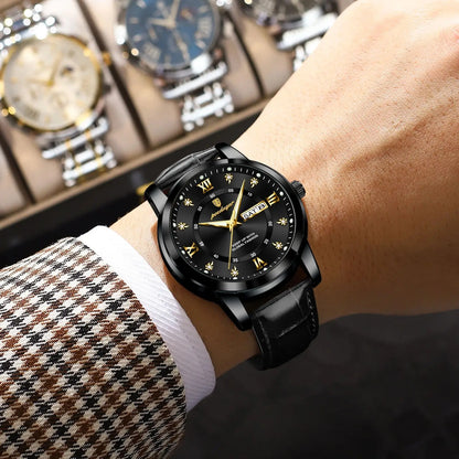 CALIH™ | Luxury Men's Leather Watch