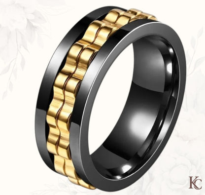 ORIGIN™ | Drehbarer Fidget-Kettenbandring